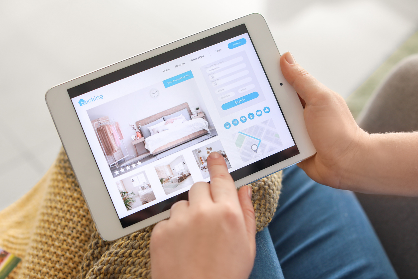 Booking Tickets Online Using Digital Tablet